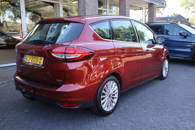 Ford C-MAX 1.5 Titanium TREKHAAK-ELEC. RUIT/STOELVERW NAVI 1e-EIGENAAR+DEALER-OND. AUTOPARK CRUISE 2xPDC CLIMA NAP 17"LMV