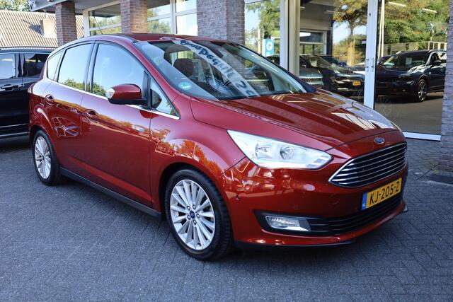 Ford C-MAX 1.5 Titanium TREKHAAK-ELEC. RUIT/STOELVERW NAVI 1e-EIGENAAR+DEALER-OND. AUTOPARK CRUISE 2xPDC CLIMA NAP 17"LMV