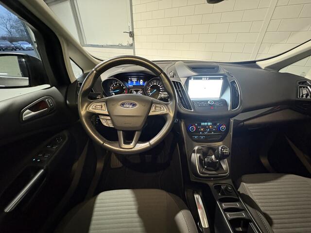 Ford C-MAX 1.0 Titanium, Nieuwstaat, Clima, Cruise, Navigatie, Panoramadak, Parkeersensoren, Hoge instap, Zuinig, Prijs incl nieuwe apk, beurt en 3 maanden garantie