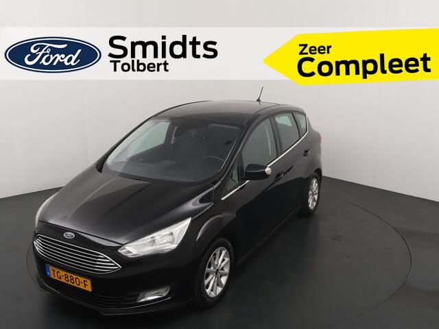 Ford C-MAX EcoBoost 125 pk Titanium | Trekhaak | Pano | El. a. klep | Clima | Navi | Cruise | Verwarmde voorruit