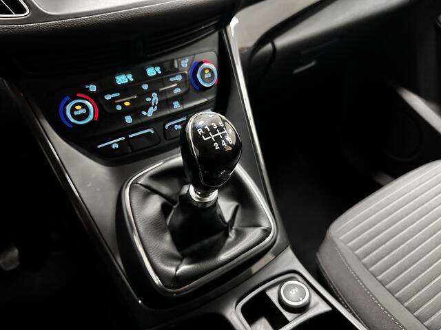 Ford C-MAX 1.0 Titanium/ 17'' LMV/ PDC V+A/ Voorruitverw./ Keyless/ Navi/ Clima/ Cruise/ Elek. pakket/ Isofix/ Bluetooth/ Armsteun/ Multi. LEDER. Stuur/ Mistl./ Chroom/ Dagrijverl.