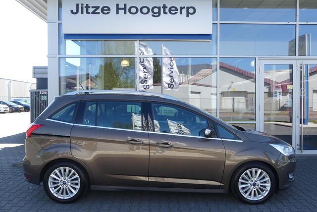Ford C-MAX 1.0 Titanium CRUISE, CLIMA, NAVI, PDC V&A, APPLE CARPLAY/ANDROID AUTO, KEYLESS, ELEKT. ACHTERKLEP, VOORRUITVERWARMING, 121.704KM