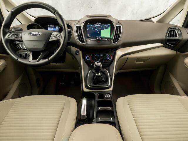 Ford C-MAX 1.5 Titanium 150Pk (APPLE CARPLAY, NAVIGATIE, CLIMATE, STOELVERWARMING, SONY AUDIO, SPORTSTOELEN, CAMERA, GETINT GLAS, TREKHAAK, NIEUWE APK, NIEUWSTAAT)