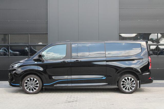 Ford Custom Tourneo 320 2.0 TDCI L2H1 Titanium X DC 170pk - Adaptive Cruise - LED - Blind Spot - Leder - Navigatie - 360 Camera - Trekhaak - Rijklaar
