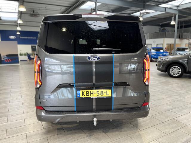 Ford Custom Tourneo Sport 340 2.5 PHEV 233 pk L1 8 persoons | Trekhaak | Winter Pack | Camera | 2x schuifdeur | B&O | LED | 17" | 4 seiz. banden | 1850kg trekgewicht