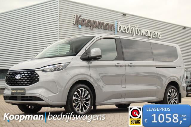Ford Custom Tourneo 2.5 PHEV 233pk L2H1 Titanium X | 8-Persoons | Panorama | 360° Camera | B&O | 3-Zone Climate | Trekhaak Opklapbaar | Lease 1.058,- p/m