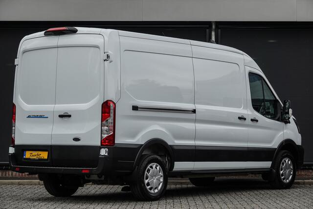 Ford E-Transit L3H2 184Pk | 68Kwh Volledig Elektrisch | RWD | 2xSchuifdeur | Frozen White