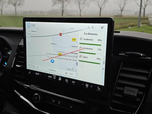 Ford E-Transit 390 L3 89Kwh electrisch, gesloten laadbak, laadklep, zijdeur, airco, automaat, navi, spoiler, NIEUW!!