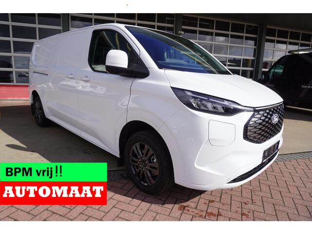Ford E-Transit Cust. 320L L2H1 Limited 65 kWh Automaat met Powerpack Nr. V019 | Airco | Cruise | Apple CP- Android auto | Trekhaak