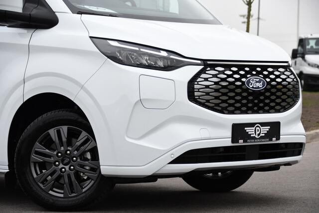 Ford E-Transit Cust. 320 L1H1 Limited 65 kWh Camera, Cruise, Carplay, Stoelverwarming, LED, 218pk, Trekhaak, Multimedia, Sensoren Uniek!
