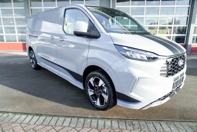 Ford E-Transit Cust. L2H1 Sport 218PK Automaat Schuifdeur links en rechts Airco | adap.cruise | Navi | 360 camera | 19"Lm velgen