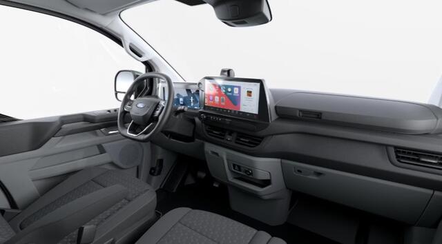Ford E-Transit Cust. 340 L2H1 Limited 71 kWh | Adaptive Cruise Control |Inklapbare trekhaak | 17 inch Lichtmetalen Velgen | 2300kg trekgewicht | Verwarmbaar stuurwiel