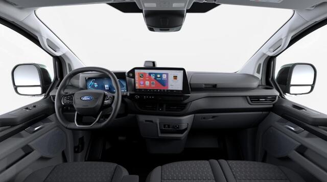 Ford E-Transit Cust. 340 L2H1 Limited 71 kWh | Adaptive Cruise Control |Inklapbare trekhaak | 17 inch Lichtmetalen Velgen | 2300kg trekgewicht | Verwarmbaar stuurwiel