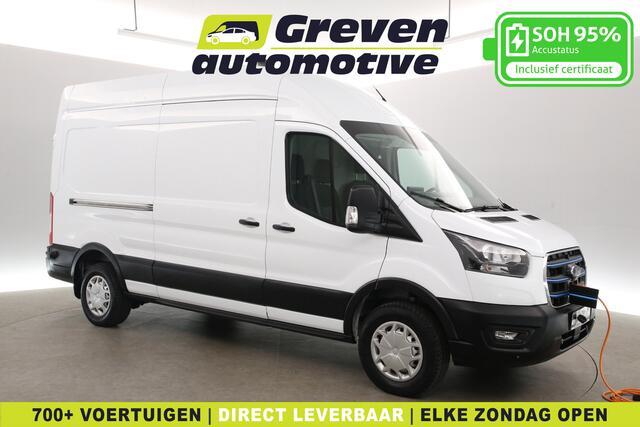 Ford E-Transit 68 kWh L3H3 | Snelladen | SOH 95% | Clima | Camera | Cruise | 3 Zits | Carplay