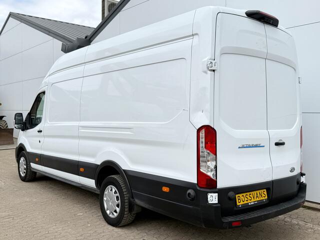 Ford E-Transit 68kWh 184PK L4H3 316km WLTP 95,6% (SOH) BEV Snelladen Carplay Climate control Laadkabel 360° camera Parkeersensoren v+a Stoelverwarming