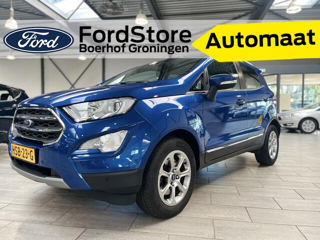 Ford ECOSPORT EcoBoost 125PK Titanium Automaat I Stoelverw. I Navi I Stuur verw. I Voorruitverw. I Park.Sensoren