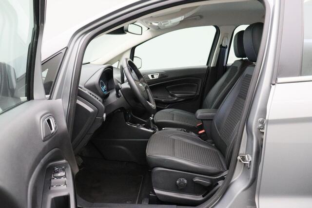 Ford ECOSPORT 1.0 EcoBoost Titanium 2020 Carplay | Climate control | Cruise Control | Trekhaak | Bluetooth | Half leder | Voorruitverwarming | Stoelverwarming | Stuurwielverwarming