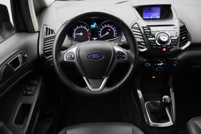 Ford ECOSPORT 1.0 EcoBoost Titanium 2017 | Airco | Cruise Control | Stoelverwarming | Parkeersensoren | Navigatie Voorbereid | Stuurwiel Bediening | Elektrische Ramen | 2 Sleutels | Keyless | Nationale Autopas