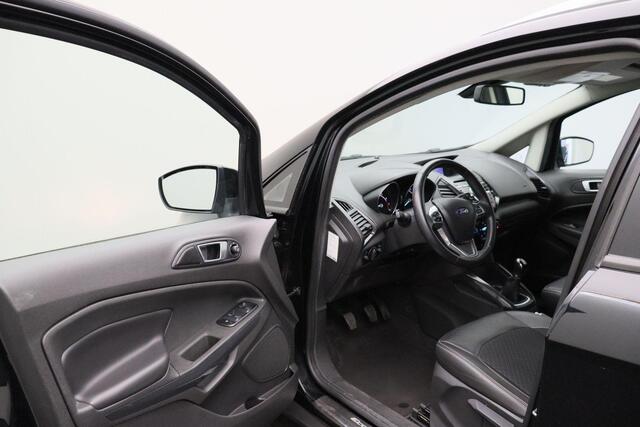 Ford ECOSPORT 1.0 EcoBoost Titanium 2017 | Airco | Cruise Control | Stoelverwarming | Parkeersensoren | Navigatie Voorbereid | Stuurwiel Bediening | Elektrische Ramen | 2 Sleutels | Keyless | Nationale Autopas