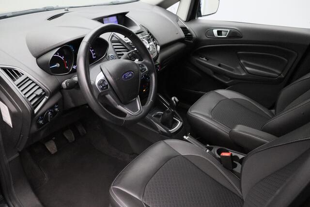 Ford ECOSPORT 1.0 EcoBoost Titanium 2017 | Airco | Cruise Control | Stoelverwarming | Parkeersensoren | Navigatie Voorbereid | Stuurwiel Bediening | Elektrische Ramen | 2 Sleutels | Keyless | Nationale Autopas