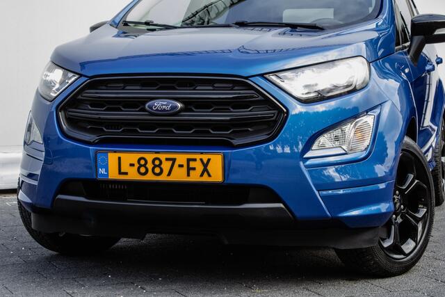 Ford ECOSPORT 1.0 125pk EcoBoost ST-Line Trekhaak/ Carplay/ Half lederen int,/ Stuur + stoelverwarming/ DAB+