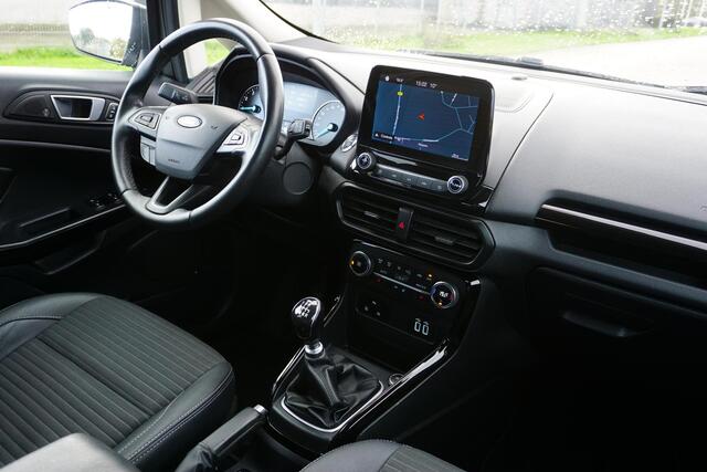 Ford ECOSPORT 1.0 EcoBoost Titanium 125 pk |B&O premium geluid |Camera |Cruise |Navi |Climate |Verwarmde voorruit en stuur |Lichtmetaal |Topstaat |Keyless entry en start