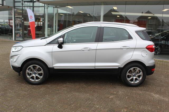 Ford ECOSPORT 1.0 EcoBoost Titanium , 125pk Hoge zit , slechts 39899km Climate control , Trekhaak , Navigatie , Bluetooth Parkeersensoren achter , Cruise control