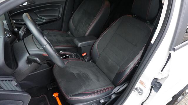 Ford ECOSPORT 1.0 125pk EcoBoost ST-Line Leder/Alcantara *Winterpack* Stoel&Stuurverwarming B&O Sfeerverlichting Keyless *NL auto* 1e eigenaar 63378km!