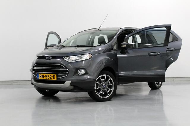 Ford ECOSPORT 1.0 EcoBoost Titanium 126PK, ZEER NETTE AUTO | DEELS LEER | NAVIGATIE | CRUISE | STOELVERWARMING | RUITVERWARMING