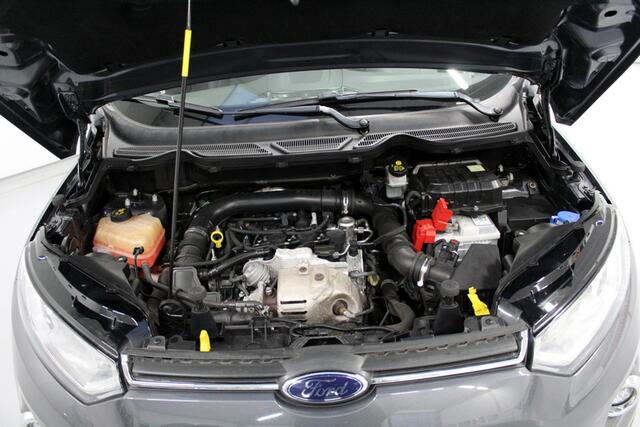 Ford ECOSPORT 1.0 EcoBoost Titanium 126PK, ZEER NETTE AUTO | DEELS LEER | NAVIGATIE | CRUISE | STOELVERWARMING | RUITVERWARMING