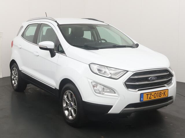 Ford ECOSPORT EcoBoost 125 pk Titanium | Trekhaak | Navi | Clima | Cruise | LMV | Parkeerhsens.| Half leer | 100% dealer onderh.