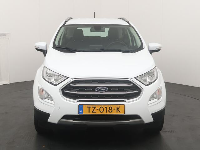 Ford ECOSPORT EcoBoost 125 pk Titanium | Trekhaak | Navi | Clima | Cruise | LMV | Parkeerhsens.| Half leer | 100% dealer onderh.