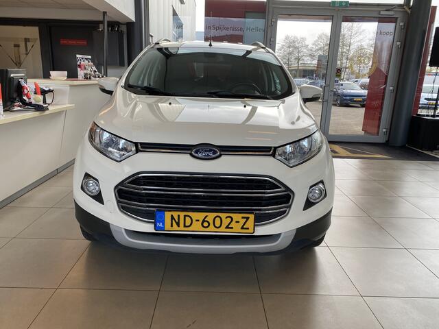 Ford ECOSPORT 1.0 EcoBoost Titanium,Dealeronderhouden,Navigatie,Parkeerassistent,Climate&Cruisecontrol,Spraakbediening.Trekhaak,Voorstoelenverwarmd,Keyless,17 Inch Lmv
