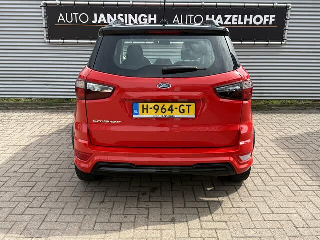 Ford ECOSPORT 1.0 EcoBoost ST-Line 140pk! met 33.164km!! | Stoel/Stuurverwarming | PDC V+A | Navi | Cruise | Clima | Keyless | Dodehoekdetectie | RIJKLAARPRIJS INCL 12 MAANDEN GARANTIE EN BEURT