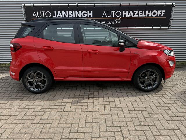 Ford ECOSPORT 1.0 EcoBoost ST-Line 140pk! met 33.164km!! | Stoel/Stuurverwarming | PDC V+A | Navi | Cruise | Clima | Keyless | Dodehoekdetectie | RIJKLAARPRIJS INCL 12 MAANDEN GARANTIE EN BEURT