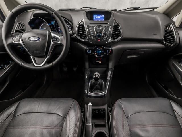 Ford ECOSPORT 1.0 EcoBoost Titanium (CLIMATE, STOELVERWARMING, LEDER, SPORTSTOELEN, KEYLESS, TREKHAAK, PARKEERSENSOREN, NIEUWSTAAT)
