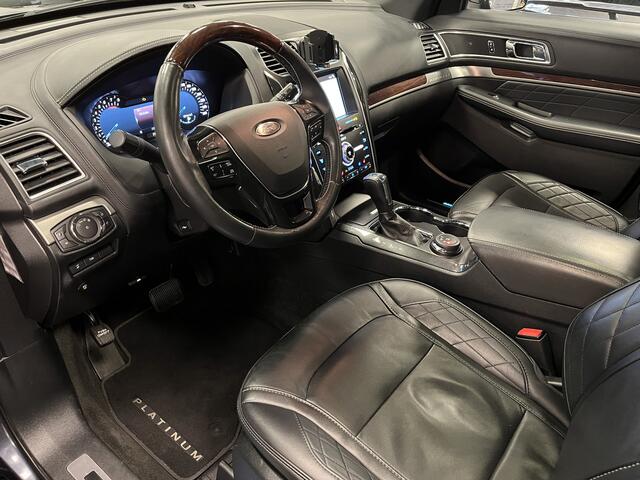 Ford EXPLORER 3.5 V6 Ecoboost Platinum 370PK AWD | Automaat | 6-Persoons | Trekhaak | Panodak | Apple CarPlay
