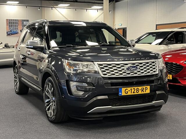Ford EXPLORER 3.5 V6 Ecoboost Platinum 370PK AWD | Automaat | 6-Persoons | Trekhaak | Panodak | Apple CarPlay