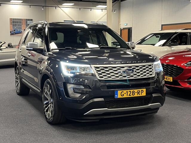Ford EXPLORER 3.5 V6 Ecoboost Platinum 370PK AWD | Automaat | 6-Persoons | Trekhaak | Panodak | Apple CarPlay