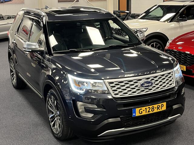 Ford EXPLORER 3.5 V6 Ecoboost Platinum 370PK AWD | Automaat | 6-Persoons | Trekhaak | Panodak | Apple CarPlay