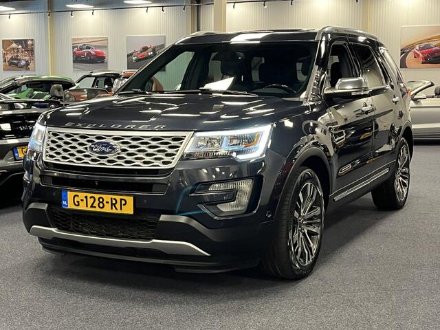 Ford EXPLORER 3.5 V6 Ecoboost Platinum 370PK AWD | Automaat | 6-Persoons | Trekhaak | Panodak | Apple CarPlay
