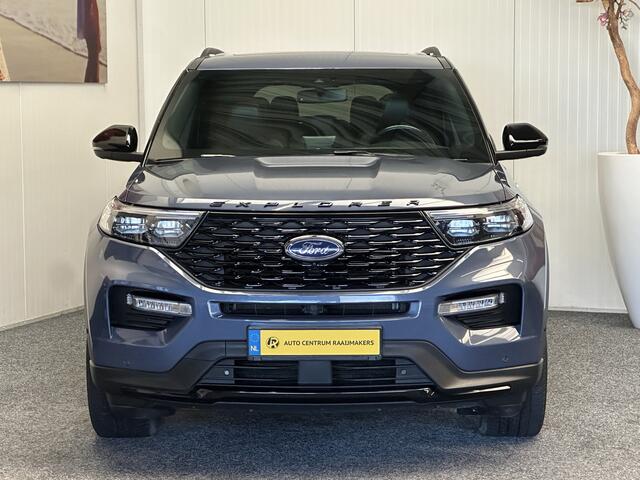 Ford EXPLORER 3.0 V6 ECOBOOST PHEV ST-LINE 7 PERSOONS NAVIGATIE ADAPTIVE CRUISE CONTROL PANORAMA SCHUIF/KANTELDAK APPLE CARPLAY/ANDROID RIJSTROOKSENSOREN DODEHOEKSENSOREN 360 CAMERA AFN. TREKHAAK ZEER MOOI !! 3010
