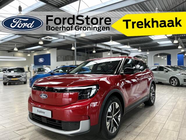 Ford EXPLORER Extended Range RWD 286 pk 77 kWh | Elek. Trekhaak | El. verst. AGR stoelen | Warmtepomp | Adaptieve cruise | Stoel- stuur verwarm. | HUD | Elek. Klep |