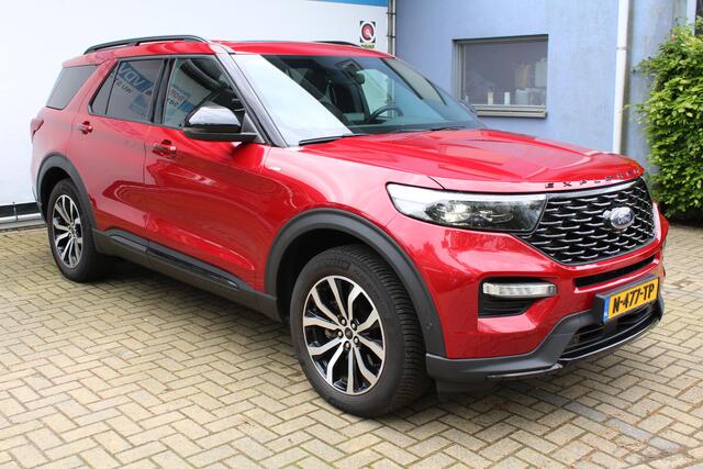 Ford EXPLORER 3.0 V6 EcoBoost PHEV ST-Line | Incl. 12 maanden Garantie | Trekhaak | Panorama dak | B&O Audiosysteem | Stoel/stuurverwarming | Stoelventilatie | Achterbank verwarming | 360* Camera | Adaptive cruise | Apple CarPlay/Android Auto | Elektrisch verstelbare s