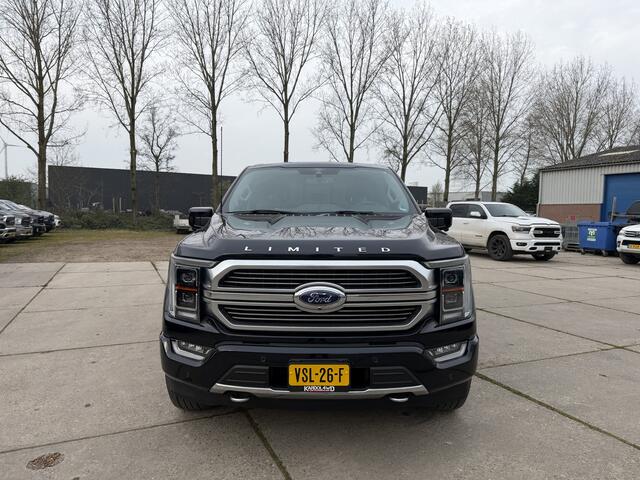 Ford F-150 LIMITED 430PK Hybrid SuperCrew powerboost | Tonneau cover | Panoramadak | Trekhaak 13-polig| 360gr camera | Geheel rijklaar incl. Garantie