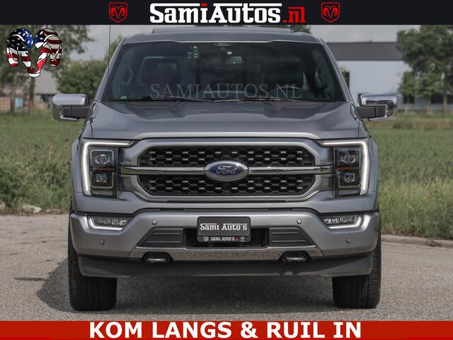 Ford F-150 PLATINUM | MASSAGE | PANO | GROOTSCHERM | COMFORT STOELEN | ADAPTIVE CRUISE | DC | DUBBELE CABINE | 5 PERSOONS | DC | DASH CAM | MASSAGE |