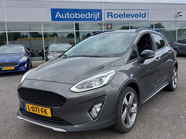 Ford FIESTA 1.0 EcoBoost 101pk Active | Navi | Apple Carpay+Android Auto | Clima | Cruise | Keyless Entry | Pdc | Rijstrook+Licht+Regensensor | Mistlampen | Privacy Glass | 17''lm