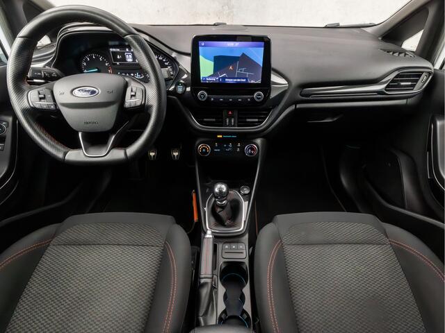Ford FIESTA 1.0 EcoBoost ST-Line 100Pk (APPLE CARPLAY, GROOT NAVI, GETINT GLAS, LANE ASSIST, SPORTSTOELEN, LM VELGEN, CRUISE, NIEUWE APK, NIEUWSTAAT)