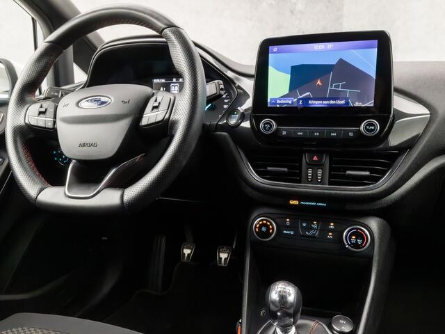 Ford FIESTA 1.0 EcoBoost ST-Line 100Pk (APPLE CARPLAY, GROOT NAVI, GETINT GLAS, LANE ASSIST, SPORTSTOELEN, LM VELGEN, CRUISE, NIEUWE APK, NIEUWSTAAT)
