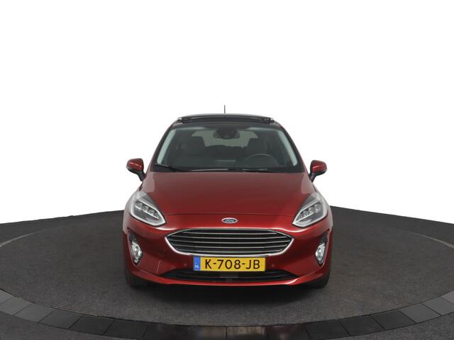 Ford FIESTA EcoBoost Hybrid 125 pk Titanium X | Pano | Winter Pack | Camera | Adapt. cruise | full LED | B&O | 100% dealer onderh.